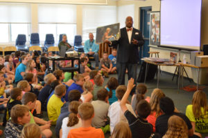 Green Meadow library guest author
