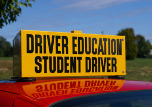 Driver Education signage