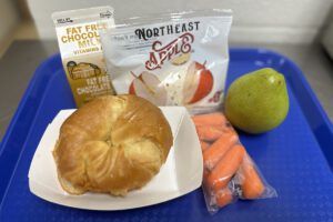 Hot Honey Chicken on a Croissant for lunch