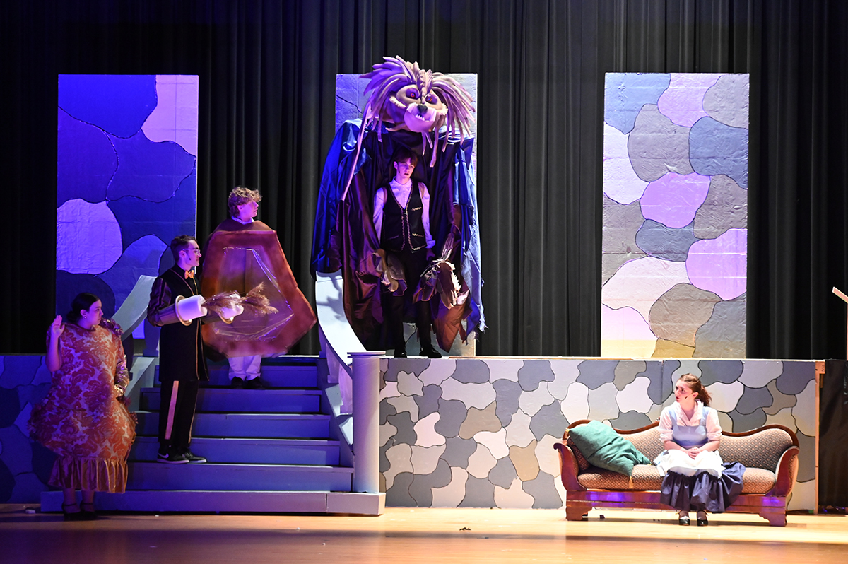 Beauty and the Beast dress rehearsal