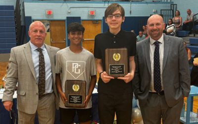 Soham Shah and Castiel Kivlen receive the Howard L. Goff Award