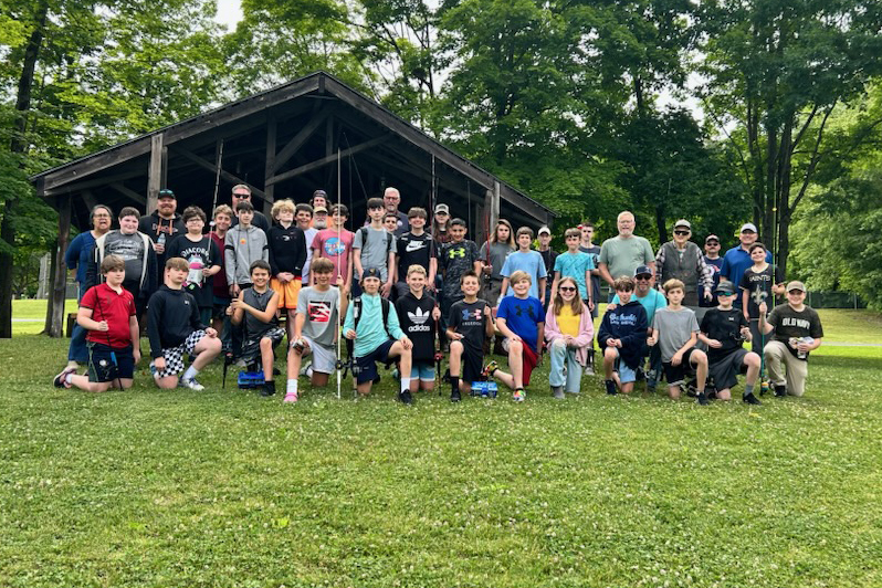Fishing trip at the East Greenbush Town Park