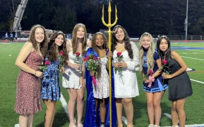 Mia Williams '25 was named Blue Devil of the Year at the Homecoming Football Game on October 4.