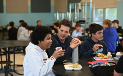 Goff Eighth Graders Attend Substance Abuse Prevention Assembly with Speaker Stephen Hill