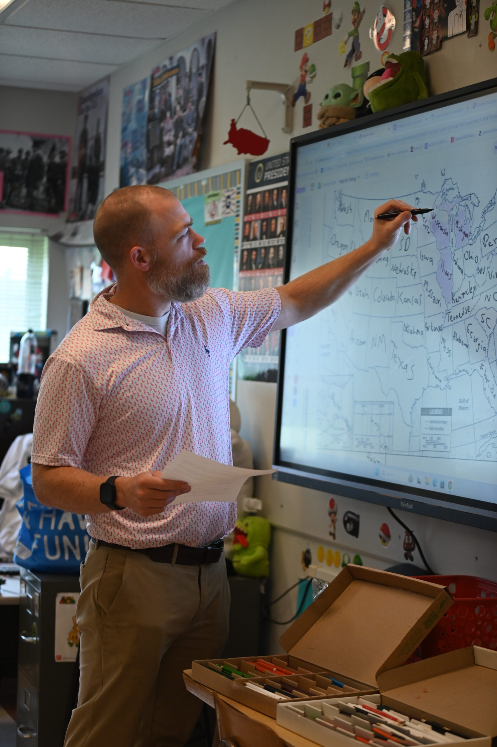 Mr. Barnes U.S. History Class on Election Day 