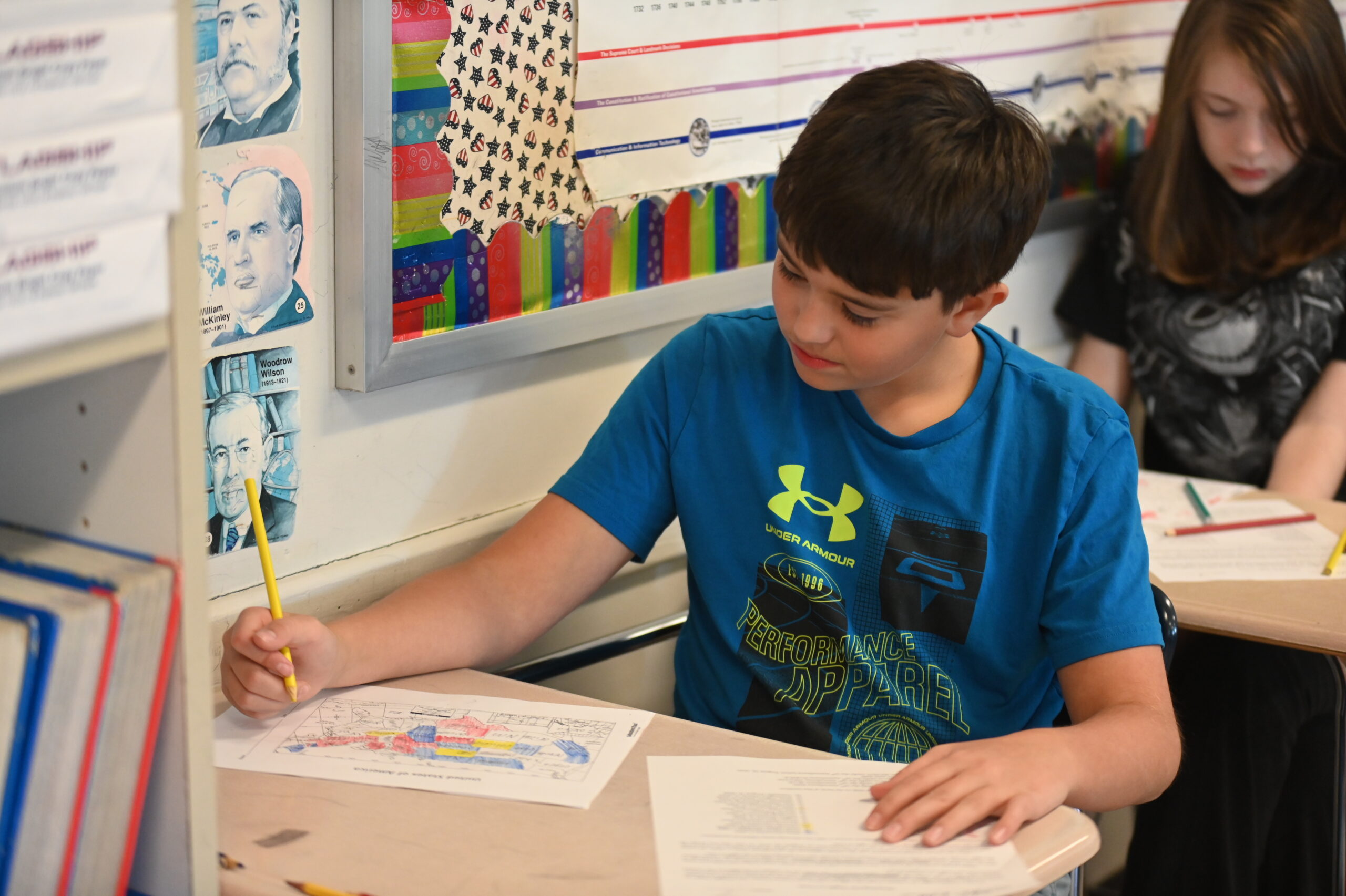 Mr. Barnes U.S. History Class on Election Day 